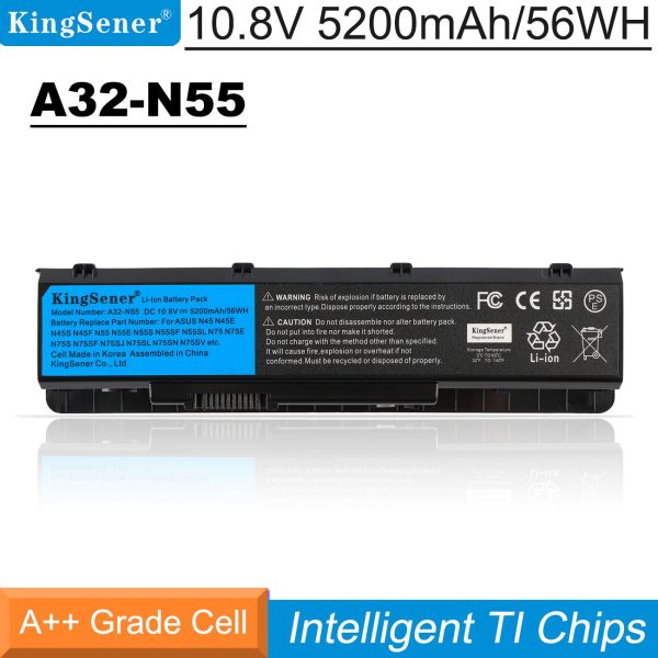 US Warehouse KingSener A32-N55 10.8V 56WH Laptop Battery For ASUS N45 N45SF N55E N75S N45E N45SJ N55S N75SF N45F N45SL N55SF N75SJ N45J For Cheap