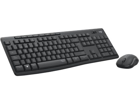 MK295 Silent Wireless Combo - Black - English And Arabic Keyboard on Sale