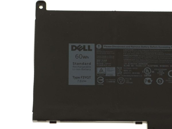 60Wh Original F3YGT Dell Latitude 14 7280 7290 7380 7390 7480 7490 (DM3WC 2X39G) Laptop Battery For Sale