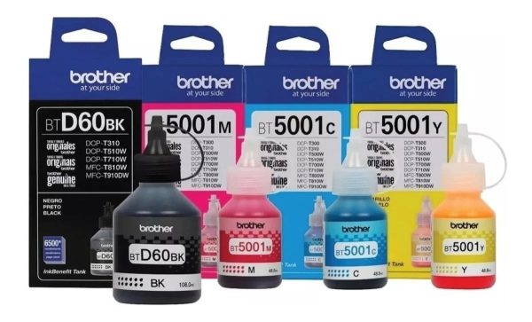 Brother BTD60 and BT5000 Ink Bottles for DCP- T-310 T-510W T710W T910W Ink Tank Printers Sale