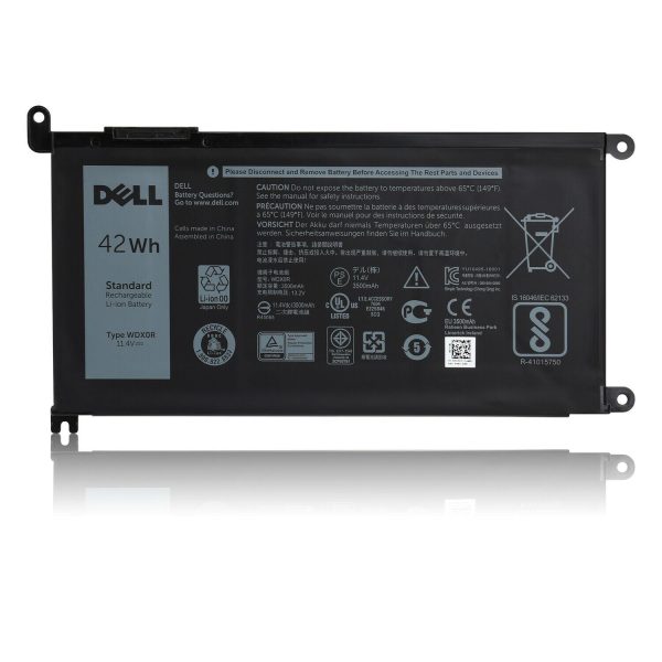 Original WDXOR Dell Inspiron 13,14,15 Series, Vostro 14, 15 Series Laptop Battery Hot on Sale