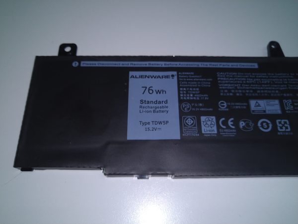 TDW5P Genuine Dell Alienware 13 R3, Alienware 13(ALW13C-D1738), ALW13C-D2718 Laptop Battery Discount