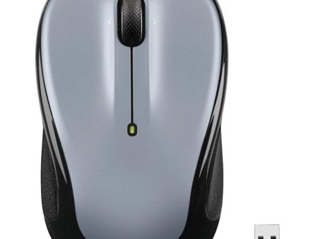 Logitech M325 Wireless Mouse, 2.4 GHz With USB Unifying Receiver, 1000 DPI Optical Tracking, 18-Month Life Battery, PC Mac Laptop - Light Silver Grey Online Hot Sale