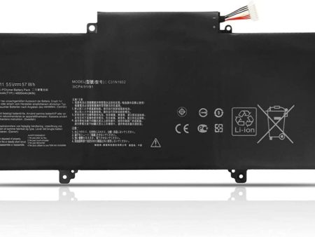 eBuyUAE C31N1602 Asus  Laptop Battery Compatible with U3000U UX330U UX330UA-1A 1B 1C UX330UA-AH54 AH55 AH5Q FC148R FC071T FC321R FC093T FC065T FC082T FC071T 9T FC05 9T FB089T FB308R Cheap