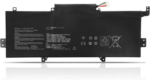 eBuyUAE C31N1602 Asus  Laptop Battery Compatible with U3000U UX330U UX330UA-1A 1B 1C UX330UA-AH54 AH55 AH5Q FC148R FC071T FC321R FC093T FC065T FC082T FC071T 9T FC05 9T FB089T FB308R Cheap