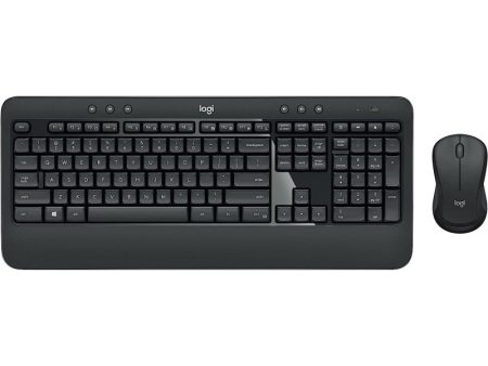 Logitech MK540 Wireless Keyboard And Mouse Combo For Windows, 2.4 GHz Wireless With Unifying USB-Receiver, Wireless Mouse, Multimedia Hot Keys,PC Laptop, INTL Layout For Discount