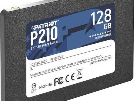 Patriot P210 SATA 3 128GB Internal Solid State Drive 2.5  SSD | P210S128G25 Online Hot Sale