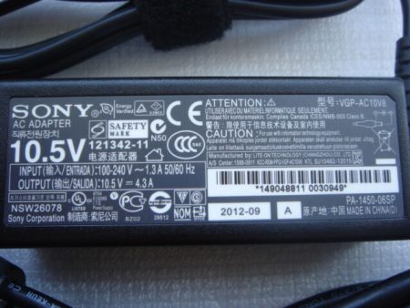 45W Sony Vaio Pro 11 13 Duo 11 13 Series PA-1450-06SP VGP-AC10V7 VGP-AC10V8 VGP-AC10V9 VGP-AC10V10 Laptop Adapter Cheap