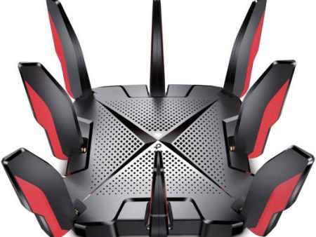 TP-Link Archer GX90 AX6600 Gaming Router, Tri-Band, Up to 6579 Mb s Speed, Wi-Fi 6, 8x Antennas, 1 x Gigabit Port, USB 3.1, Black-Red | ARCHER GX90 Supply