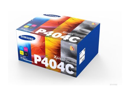 Samsung CLT-P404C Laser Toner Cartridge Multi Color Value Pack Of 4 Supply