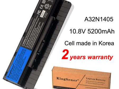 US Stock KingSener A32N1405 5200mAh Laptop Battery for ASUS ROG n551 n751 n751jk g551 g771 g771jk gL551 gl551jk gl551jm g551j g551jk g551jm g551jw on Sale