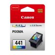 Canon 440 Black and 441 Tricolor Ink Cartridges for Printer Online now