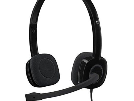 Lightweight And Adjustable Logitech H151 With 3.5 Mm Hack Stereo Headset For Discount