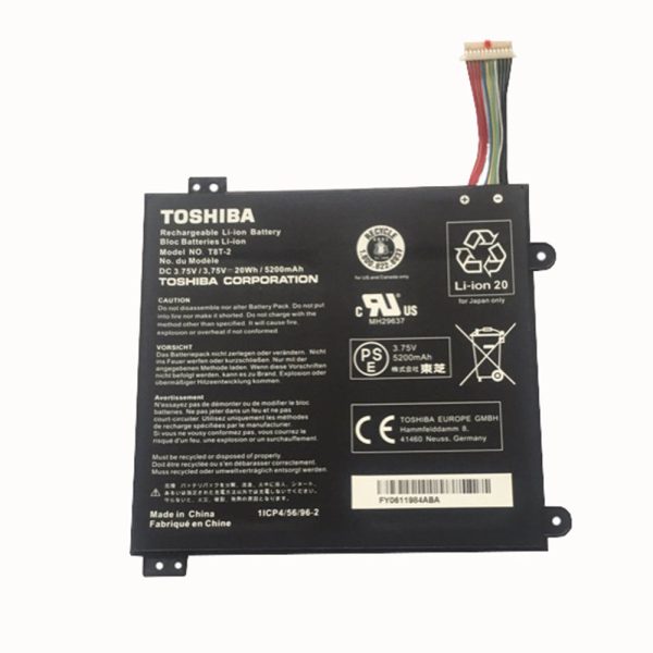 3.75V 20wh Original T8T-2 Toshiba Satellite Click Mini L9W-B Series Tablet Laptop Battery on Sale