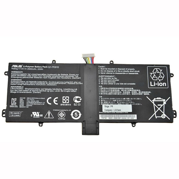 22Wh C21-TF201X TF201-1B002A Asus US Eee Pad TF201 PT91 TF2 TF3 TF201-1B04 Li-polymer Battery Fashion