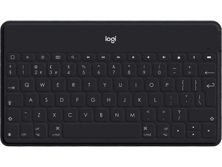 Logitech Keys-To-Go Wireless Bluetooth Keyboard For IPhone, IPad, Smartphone, Tablet, Android, Windows, Apple TV, Ultra-Thin, Ultra-Light, Short-Cut Keys, QWERTY UK Layout - Black Cheap