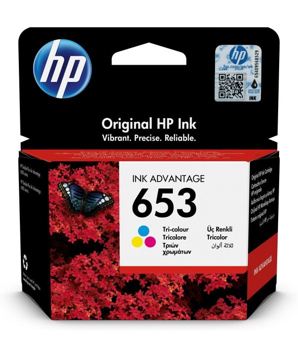 HP 653 Ink Cartridge for HP Deskjet Plus Ink Advantage 6075 and 6475 on Sale