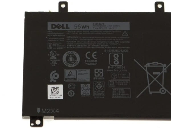 11.4V 56Wh Original H5H20 Dell XPS 15 9560 9550 Precision 5520 5D91C 5XJ28 Laptop Battery Online Hot Sale