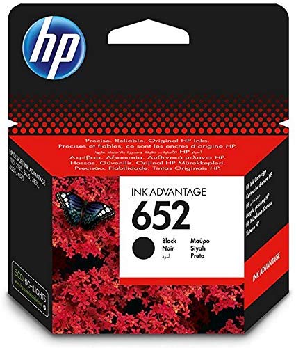 HP 652 Ink Cartridge, F6V25AE Black Online now