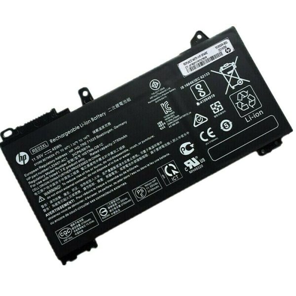 Original RE03XL HP Probook 430 G6, 430 G7, 440 G6, 445 G6, 440 G7, 450 G6, 450 G7HSTNN-OB1C L32407-AC1 (11.55V 45Wh 3750mAh) Laptop Battery Fashion