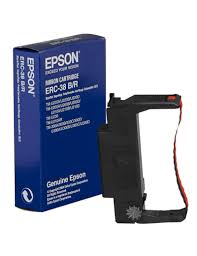 Epson ERC-38 B R Ribbon Cartridge - Black Red for TM-U200A TM-U300A For Discount