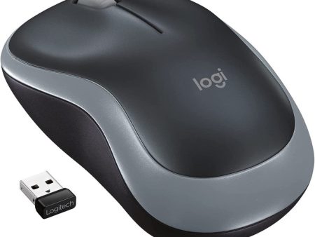 Logitech Wireless Mouse M185 - Swift Gray Supply