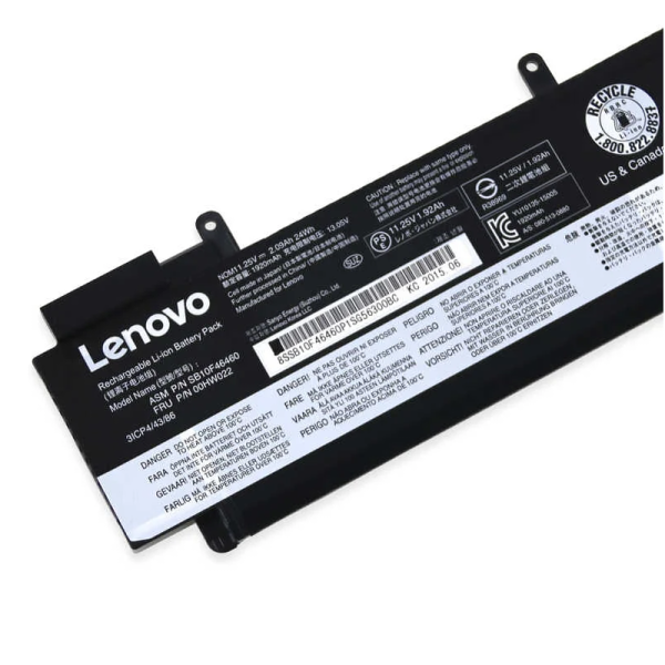 Original Lenovo ThinkPad T460s T470s Series SB10F46460 00HW022 00HW023 Laptop Battery Online Sale