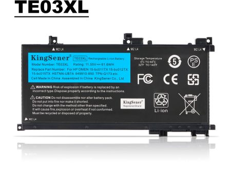 US Warehouse KingSener TE03XL Laptop Battery For HP OMEN 15-bc011TX 15-bc012TX 15-bc013TX 15-AX015TX AX017TX TPN-Q173 HSTNN-UB7A 849910-850 For Cheap