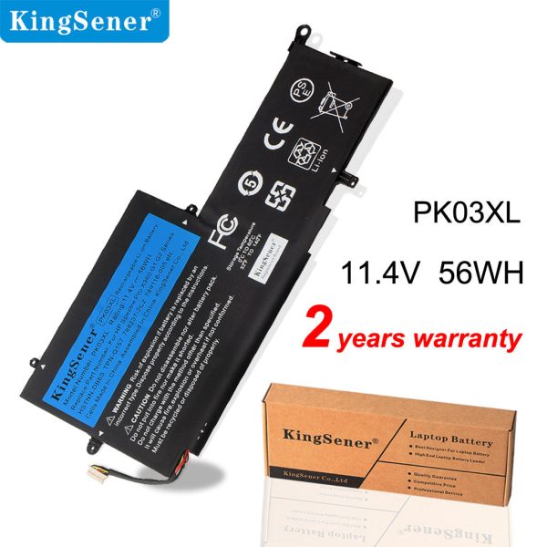 US Warehouse KingSener PK03XL Laptop Battery For HP Spectre Pro X360 Spectre 13 HSTNN-DB6S 6789116-005 11.4V 56WH 788237-2C2 789116-005 For Cheap