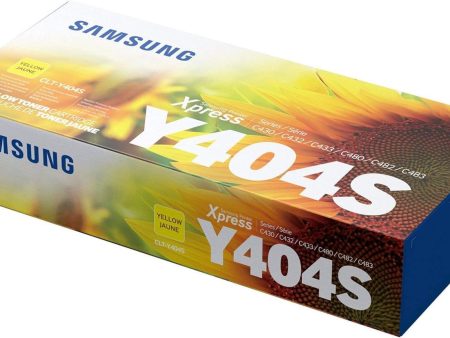 Samsung SU444A CLT-Y404S Toner Cartridge, Yellow, Pack of 1 For Sale