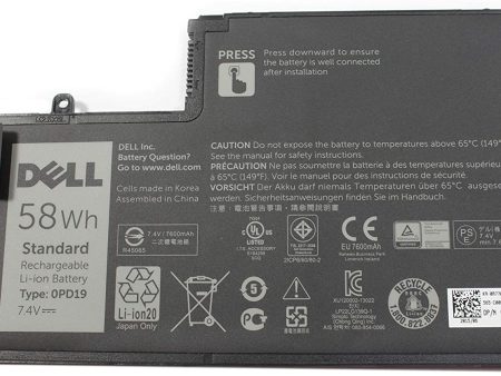 0PD19 Genuine TRHFF Dell Latitude 15 3550-9761, Latitude 3550 Series 0R77WV R77WV OPD19 Laptop Battery For Sale