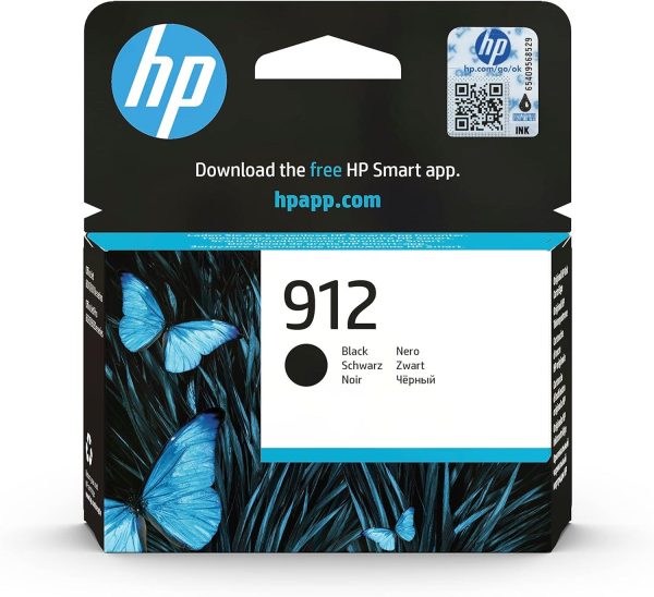 HP 3YL80AE Standard 912 Black Original Ink Cartridge Works With Officejet Pro 8023, 8013 Printers, Black For Discount