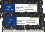 Timetec 32GB KIT(2x16GB) DDR4 3200MHz (or 2933MHz or 2666MHz) PC4-25600 Non-ECC Unbuffered 1.2V CL22 2Rx8 Dual Rank 260 Pin SODIMM Laptop Notebook PC Computer Memory RAM Module Upgrade Online