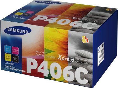 Samsung Laser Toner Cartridge for 406 (Value Pack),Use For Samsung CLP-365, CLP-365W, CLX-3305FN, Xpress C410W, Xpress C460FW, Xpress C460W Online