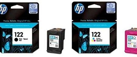 Hp 122 Black & Hp 122 Tricolor Ink Cartridge Set Cheap