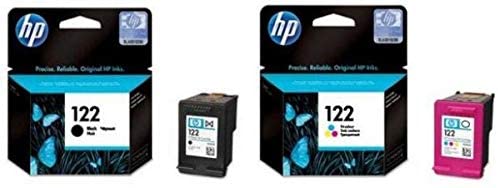 Hp 122 Black & Hp 122 Tricolor Ink Cartridge Set Cheap