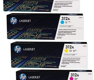 Hp 312a Toner Cartridge Set Cf380a 1a 2a 3a Black Cyan Magenta Yellow Toners For Cheap