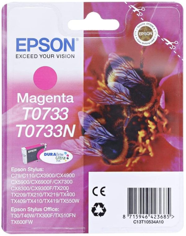 Epson Ink Cartridge - T0733, Magenta Cheap