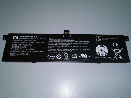 7.6V 39Wh 5107mAh 5320mAh Original R13B01W, R13B02W Laptop Battery compatible with Xiaomi Mi Air 13.3  Series Tablet For Discount