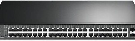 TP-Link JetStream 48-Port L2+ Managed Switch, 48-Port PoE+, 10GE SFP+, 500W Power Budget, 10G Uplink, 176Gbps, IPv6, Black | TL-SG3452XP Supply