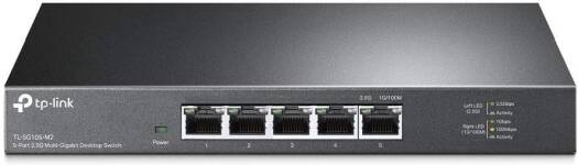 TP-Link TL-SG105-M2 5 2.5-Gigabit ports Ethernet LAN Switch(Plug-and-Play,Metallgehuse, QoS, IGMP-Snooping, Ideal fr 2.5G NAS, Server, Gaming-Computer, WiFi 6 AP, 4K-Video) schwarz Online Sale