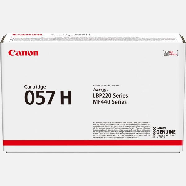 Canon i-SENSYS 057H High Capacity Toner Cartridge, Black for LBP LBP223, LBP226 MF443 M445 For Sale