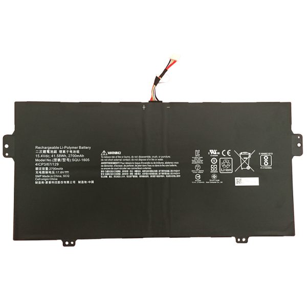 41.58Wh SQU-1605 Acer Spin 7 SP714-51 SF713-51 Swift 7 S7-371 SF713 Laptop Battery Cheap