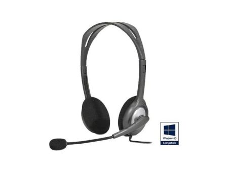 Logitech H110 Stereo Headset - Black Online