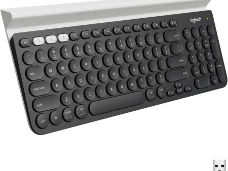 Logitech K780 Multi-Device Wireless Keyboard For Computer, Phone And Tablet Flow Cross-Computer Control Compatible Online