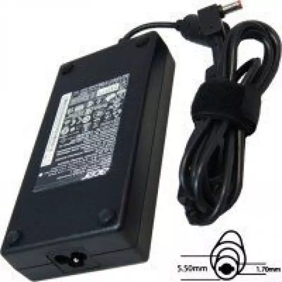 ACER ORIGINAL NTB ADAPTER 180W19.5V AC 5.5X1.7 MM (WITHOUT POWER CORD) Online now