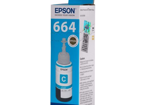 Epson Ink Cartridge - T6642, Cyan 70ml Ink Bottle Supply