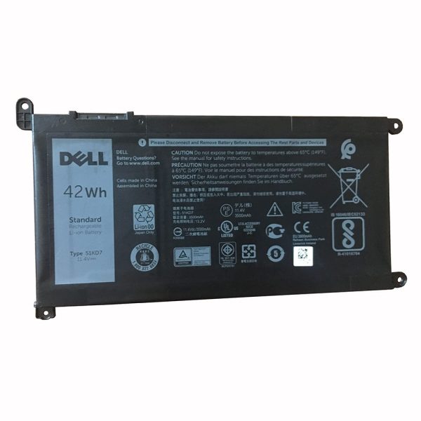 51KD7 Original Dell Chromebook 11 3181 2-in-1, Chromebook 11 3189 Laptop Battery For Discount