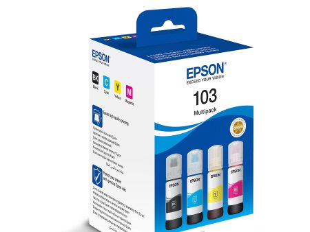 EPSON EcoTank 103 Multipack Refill Ink for Epson L1110 L3100 L3110 L3150 L5190 Online