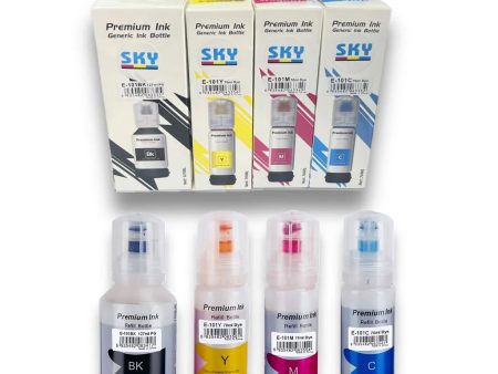 Compatible refill ink for 101 Epson L4150 L4160 L6160 L6170 L6176 L6190 L14150 Printers Sale